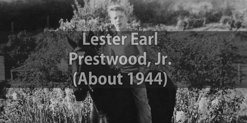 Les Jr. About 1943 Riding Sweetheart