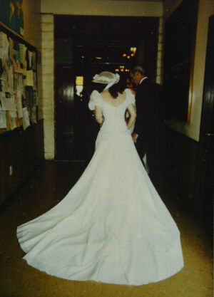 3-Ceremony, Glenn walking daughter down isle