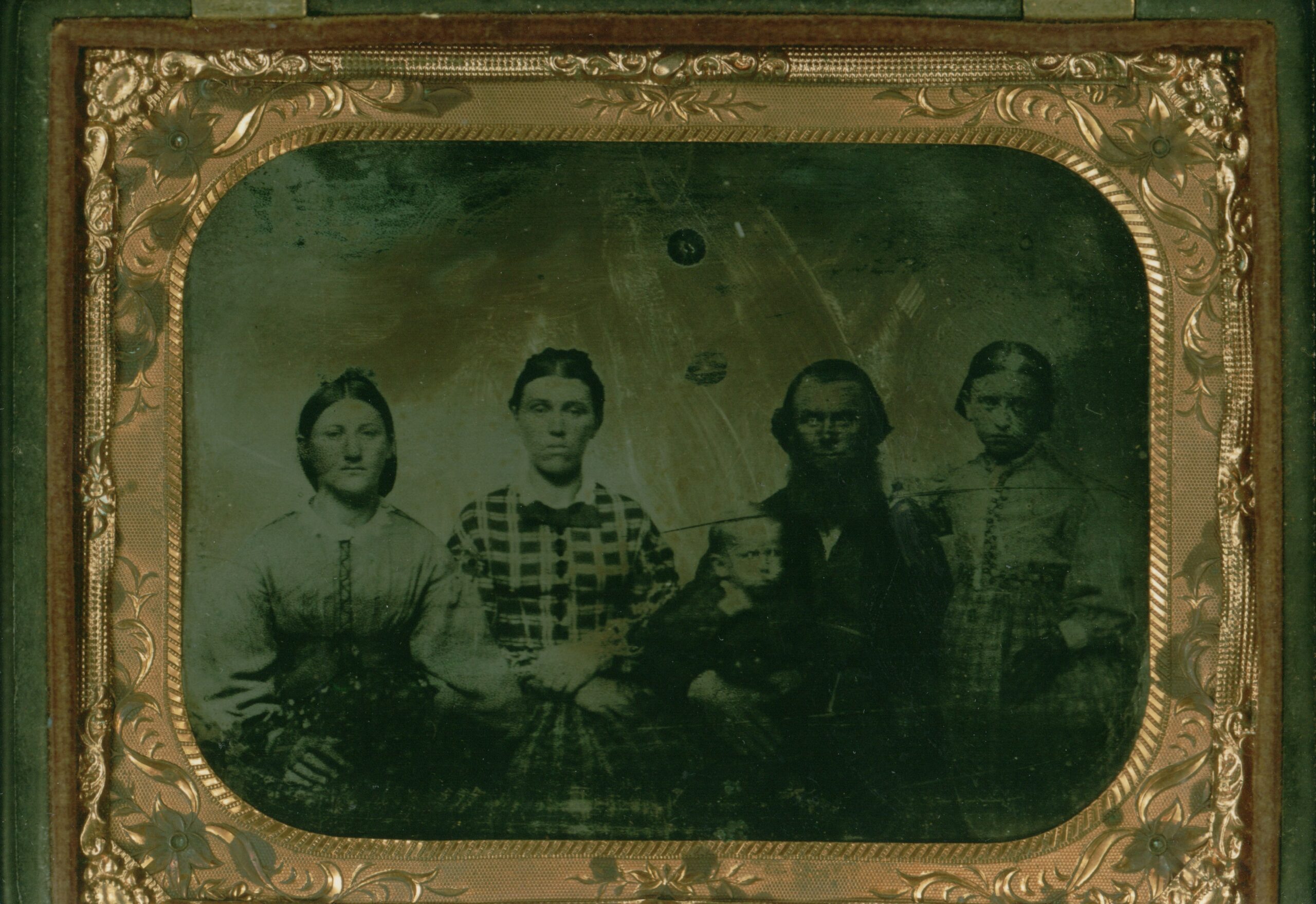 1875 abt, R.H. Lowe, sister, parents, and unknown 1